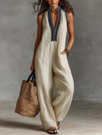 Aveline™ Stand Collar Jumpsuit