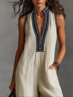 Aveline™ Stand Collar Jumpsuit