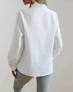 Natalie | Blouse with Ruffles