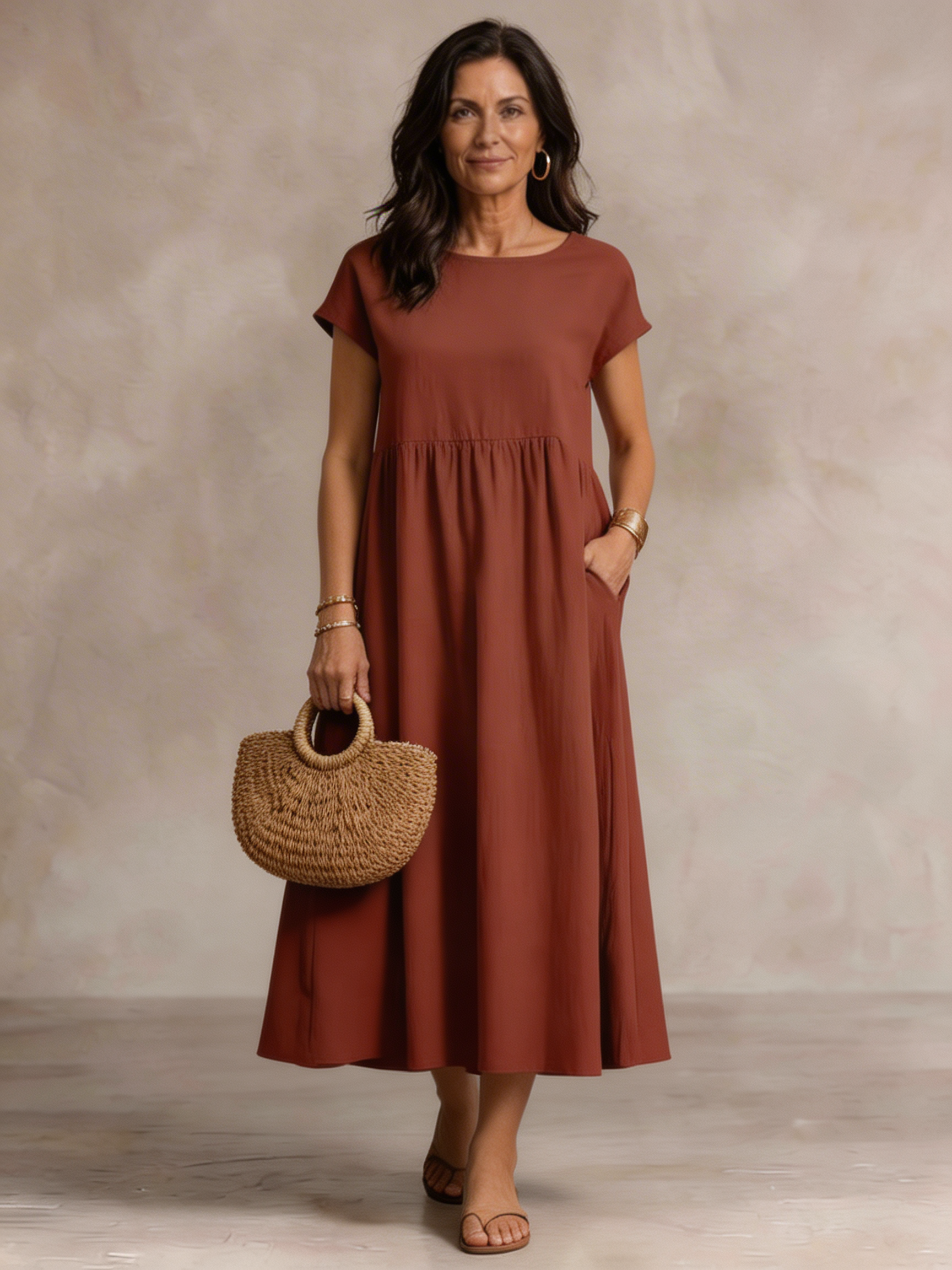 Aeris | Maxi Dress – Airy Relaxed Fit