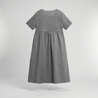 GatherLine™ | Women's Striped Linen Midi Dress