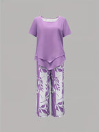 Arvessa — Leaf Print Breeze Set